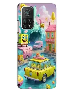 Чехол для Xiaomi Mi 10T с картинкой «Монстр-трак приключения»