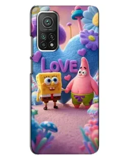 Чехол для Xiaomi Mi 10T с картинкой «Губка Боб Патрик»