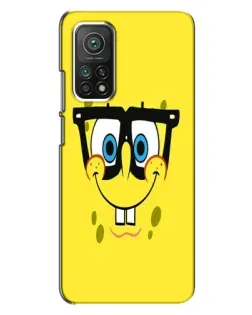 Чехол для Xiaomi Mi 10T с картинкой «Минималистичный Спанч Боб»