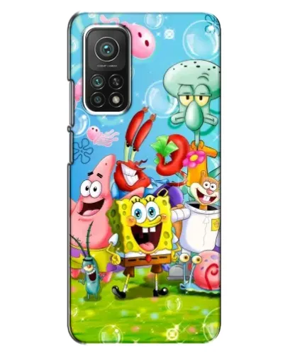 Чехол для Xiaomi Mi 10T с картинкой «Губка Боб и друзья» Чехол для Xiaomi Mi 10T с картинкой «Губка Боб и друзья»
