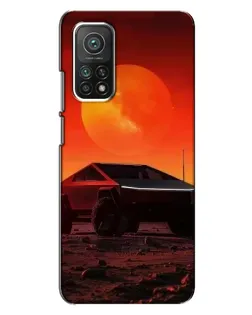 Чехол для Xiaomi Mi 10T с картинкой «Cybertruck на Марсе»