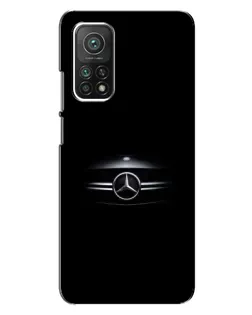 Чехол для Xiaomi Mi 10T с картинкой «Mercedes — абстрактные линии»