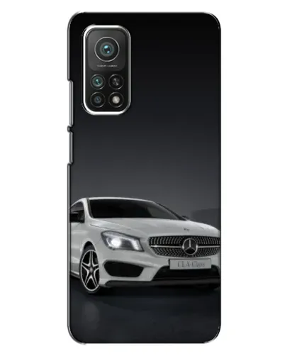 Чехол для Xiaomi Mi 10T с картинкой «Mercedes AMG GT Silver»