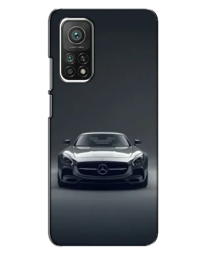 Чехол для Xiaomi Mi 10T с картинкой «Mercedes на черном»