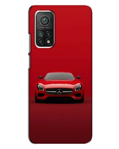 Чехол для Xiaomi Mi 10T с картинкой «Красный Mercedes AMG»