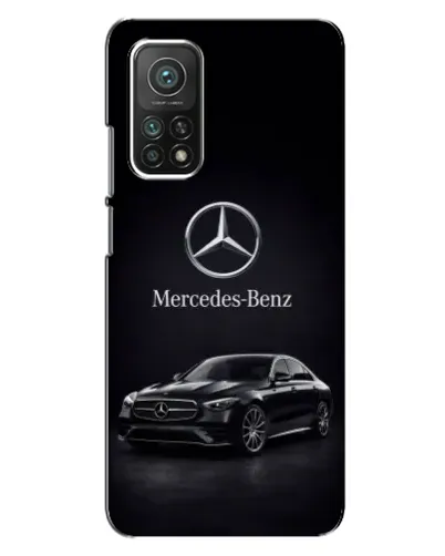 Чехол для Xiaomi Mi 10T с картинкой «Mercedes — решетка радиатора»