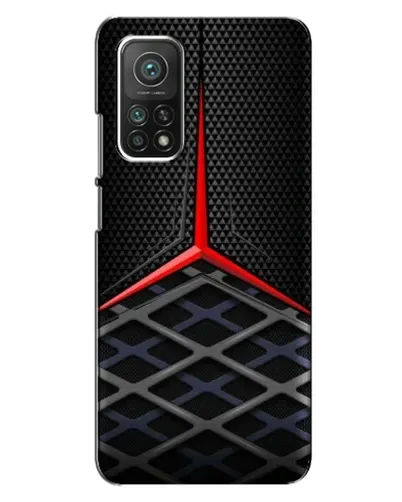 Чехол для Xiaomi Mi 10T с картинкой «Mercedes Carbon Grid»