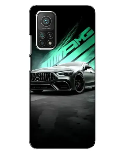 Чехол для Xiaomi Mi 10T с картинкой «Темный Mercedes AMG»