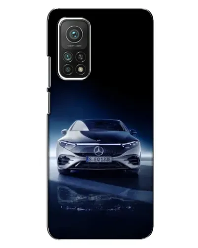 Чехол для Xiaomi Mi 10T с картинкой «Ночной Mercedes EQ»