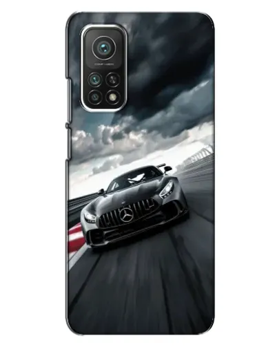 Чехол для Xiaomi Mi 10T с картинкой «Гоночный Mercedes AMG»