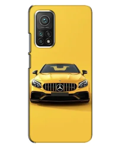 Чехол для Xiaomi Mi 10T с картинкой «Желтый Mercedes GT»