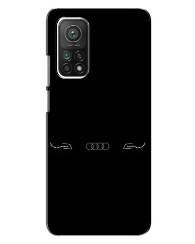Чехол для Xiaomi Mi 10T с картинкой «Audi — световой подпись»