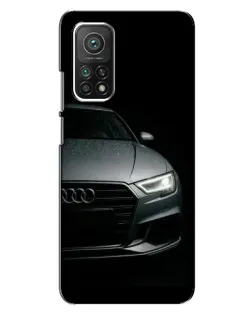 Чехол для Xiaomi Mi 10T с картинкой «Audi — детализация кузова»