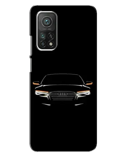 Чехол для Xiaomi Mi 10T с картинкой «Audi — ночной контур»