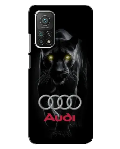 Чехол для Xiaomi Mi 10T с картинкой «Пантера и Audi»