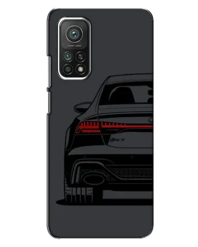 Чехол для Xiaomi Mi 10T с картинкой «Задняя часть Audi — арт»