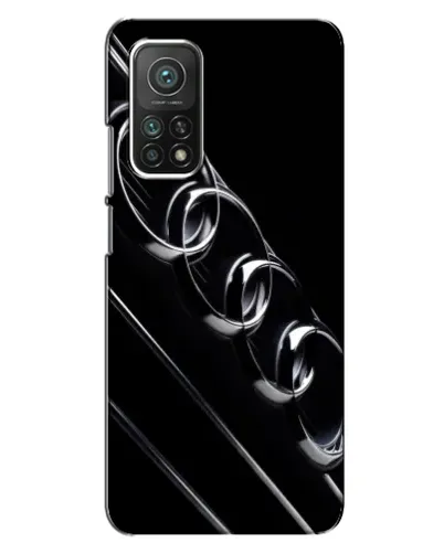Чехол для Xiaomi Mi 10T с картинкой «Audi — абстрактные кольца»