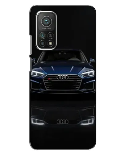 Чехол для Xiaomi Mi 10T с картинкой «Audi — ночное отражение»
