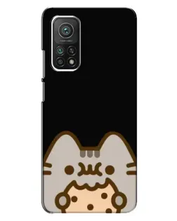 Чехол для Xiaomi Mi 10T с картинкой «Пушин на черном» Чехол для Xiaomi Mi 10T с картинкой «Пушин на черном»