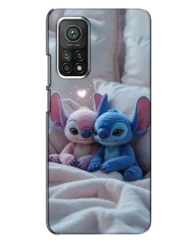 Чехол для Xiaomi Mi 10T с картинкой «Плюшевые Стич Ангел»