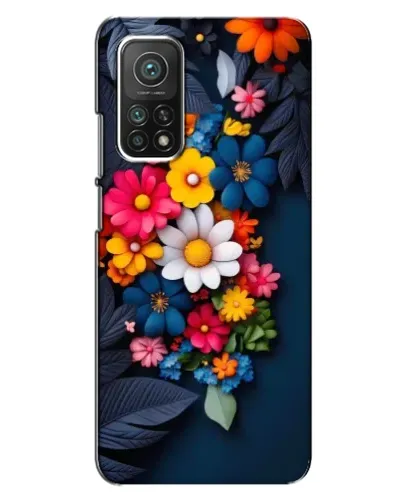 Чехол для Xiaomi Mi 10T с картинкой «Цветочная феерия»
