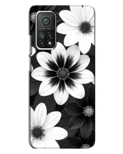 Чехол для Xiaomi Mi 10T с картинкой «Монохромные астры» Чехол для Xiaomi Mi 10T с картинкой «Монохромные астры»