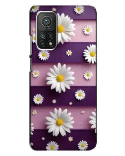 Чехол для Xiaomi Mi 10T с картинкой «Ромашки на фиолетовом» Чехол для Xiaomi Mi 10T с картинкой «Ромашки на фиолетовом»