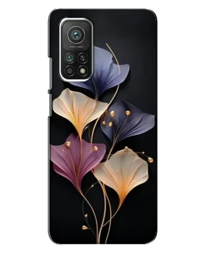 Чехол для Xiaomi Mi 10T с картинкой «Лиловые цветы грации»