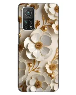 Чехол для Xiaomi Mi 10T с картинкой «Белие бумажние цвети» Чехол для Xiaomi Mi 10T с картинкой «Белие бумажние цвети»