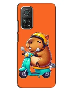 Чехол для Xiaomi Mi 10T с картинкой «Капибара на скутере» Чехол для Xiaomi Mi 10T с картинкой «Капибара на скутере»