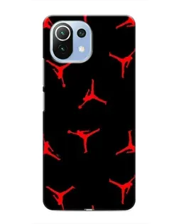 Чохол для Xiaomi Mi 11 Lite з картинкою «Jordan Red Pattern» Чохол для Xiaomi Mi 11 Lite з картинкою «Jordan Red Pattern»