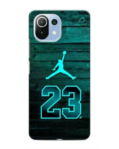 Чехол для Xiaomi Mi 11 Lite с картинкой «Jordan Cyan 23»