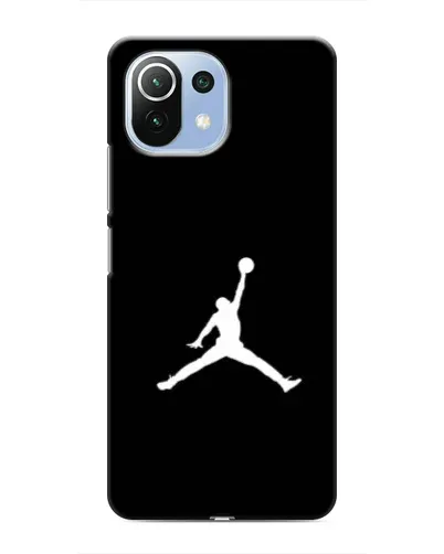 Чехол для Xiaomi Mi 11 Lite с картинкой «Jordan Silhouette»