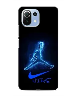 Чохол для Xiaomi Mi 11 Lite з картинкою «Jordan Neon Blue» Чохол для Xiaomi Mi 11 Lite з картинкою «Jordan Neon Blue»