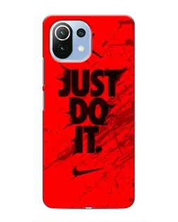Чохол для Xiaomi Mi 11 Lite з картинкою «Nike Just Do It» Чохол для Xiaomi Mi 11 Lite з картинкою «Nike Just Do It»