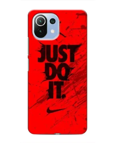 Чехол для Xiaomi Mi 11 Lite с картинкой «Nike Just Do It»