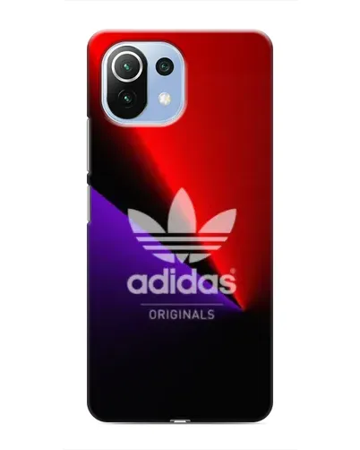 Чехол для Xiaomi Mi 11 Lite с картинкой «Adidas Red Neon» Чехол для Xiaomi Mi 11 Lite с картинкой «Adidas Red Neon»