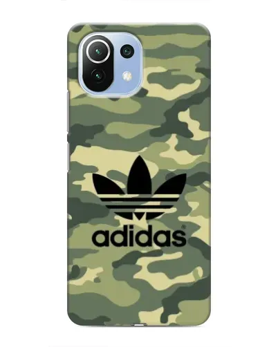Чехол для Xiaomi Mi 11 Lite с картинкой «Милитари стиль Adidas» Чехол для Xiaomi Mi 11 Lite с картинкой «Милитари стиль Adidas»
