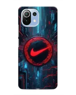 Чохол для Xiaomi Mi 11 Lite з картинкою «Техногенний стиль Nike»