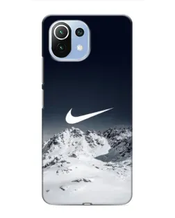 Чохол для Xiaomi Mi 11 Lite з картинкою «Nike — зимові гори»