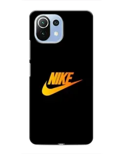 Чохол для Xiaomi Mi 11 Lite з картинкою «Золотий логотип Nike»