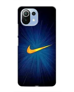Чохол для Xiaomi Mi 11 Lite з картинкою «Синій пульс Nike»