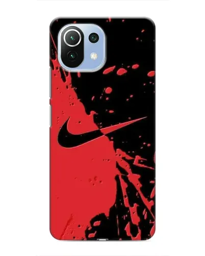 Чехол для Xiaomi Mi 11 Lite с картинкой «Красные брызги Nike» Чехол для Xiaomi Mi 11 Lite с картинкой «Красные брызги Nike»
