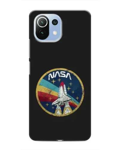Чехол для Xiaomi Mi 11 Lite с картинкой «NASA — эмблема миссии» Чехол для Xiaomi Mi 11 Lite с картинкой «NASA — эмблема миссии»