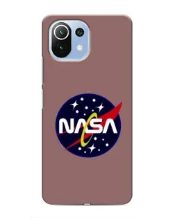Чехол для Xiaomi Mi 11 Lite с картинкой «NASA — ретро космос» Чехол для Xiaomi Mi 11 Lite с картинкой «NASA — ретро космос»