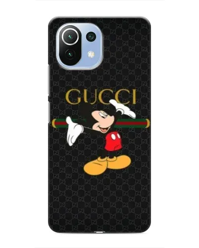 Чехол для Xiaomi Mi 11 Lite с картинкой «Микки Маус Gucci»