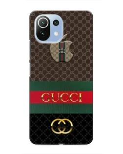 Чехол для Xiaomi Mi 11 Lite с картинкой «Gucci — брендированный десерт»