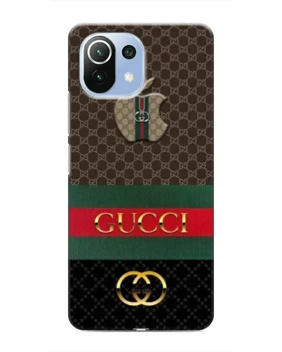 Чехол для Xiaomi Mi 11 Lite с картинкой «Gucci — брендированный десерт»