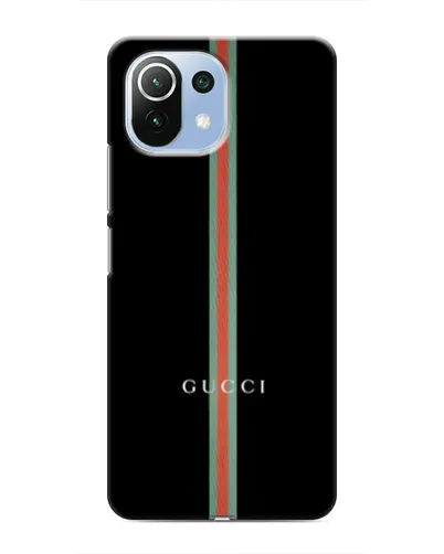 Чехол для Xiaomi Mi 11 Lite с картинкой «Gucci — строгая линия» Чехол для Xiaomi Mi 11 Lite с картинкой «Gucci — строгая линия»