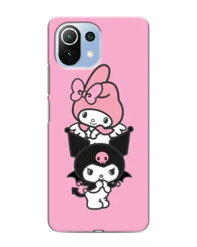 Чехол для Xiaomi Mi 11 Lite с картинкой «My Melody и Kuromi»